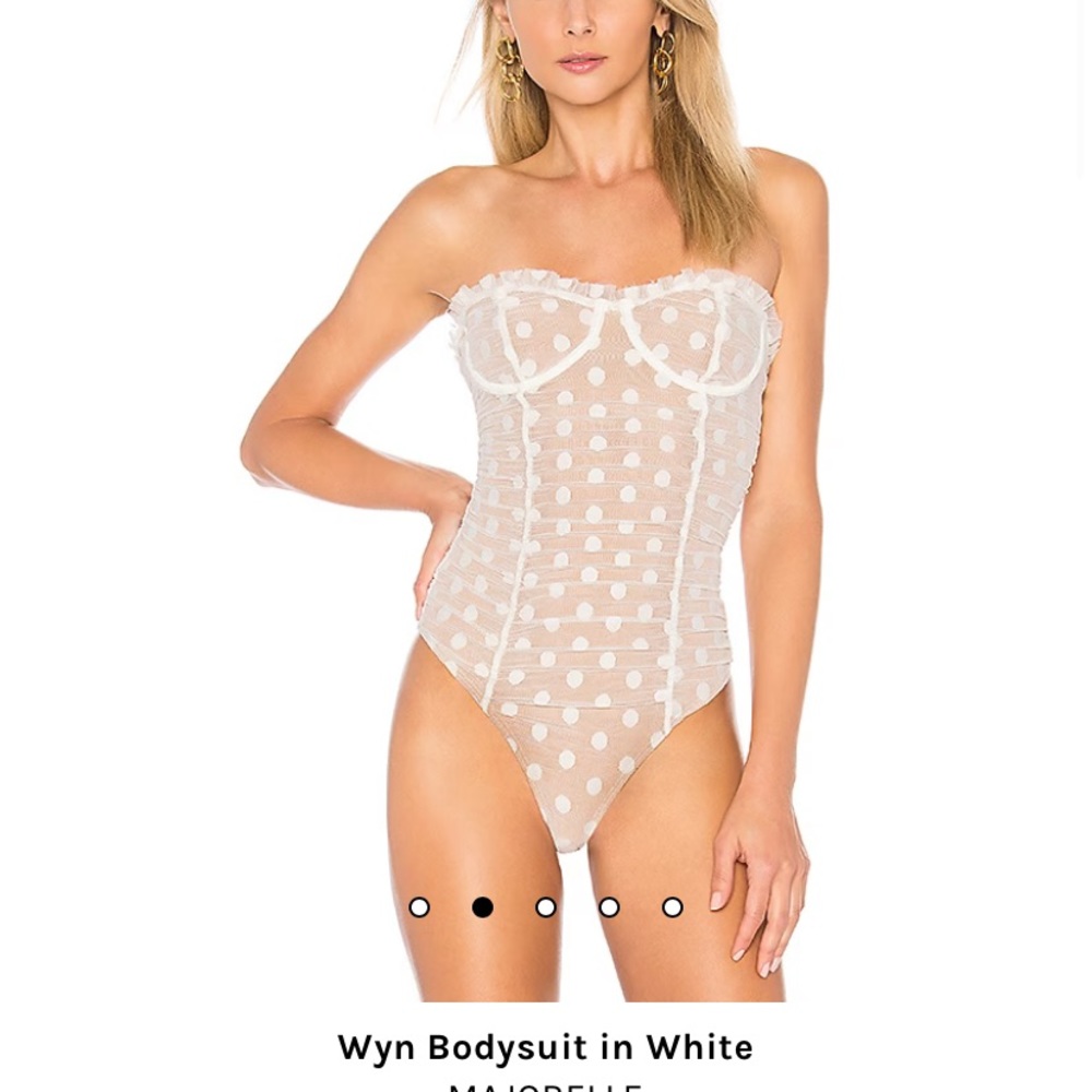 Revolve Wyn Bodysuit in White
MAJORELLE